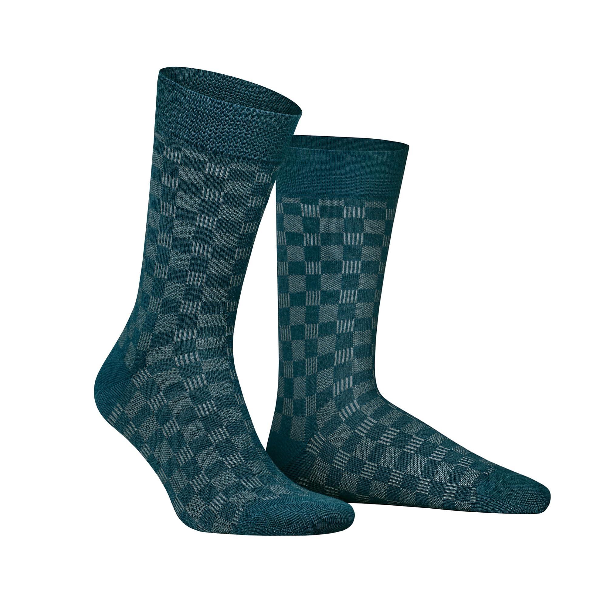 hudson-only-board-herrensocken-marineblau-43-46-schachbrett image 3