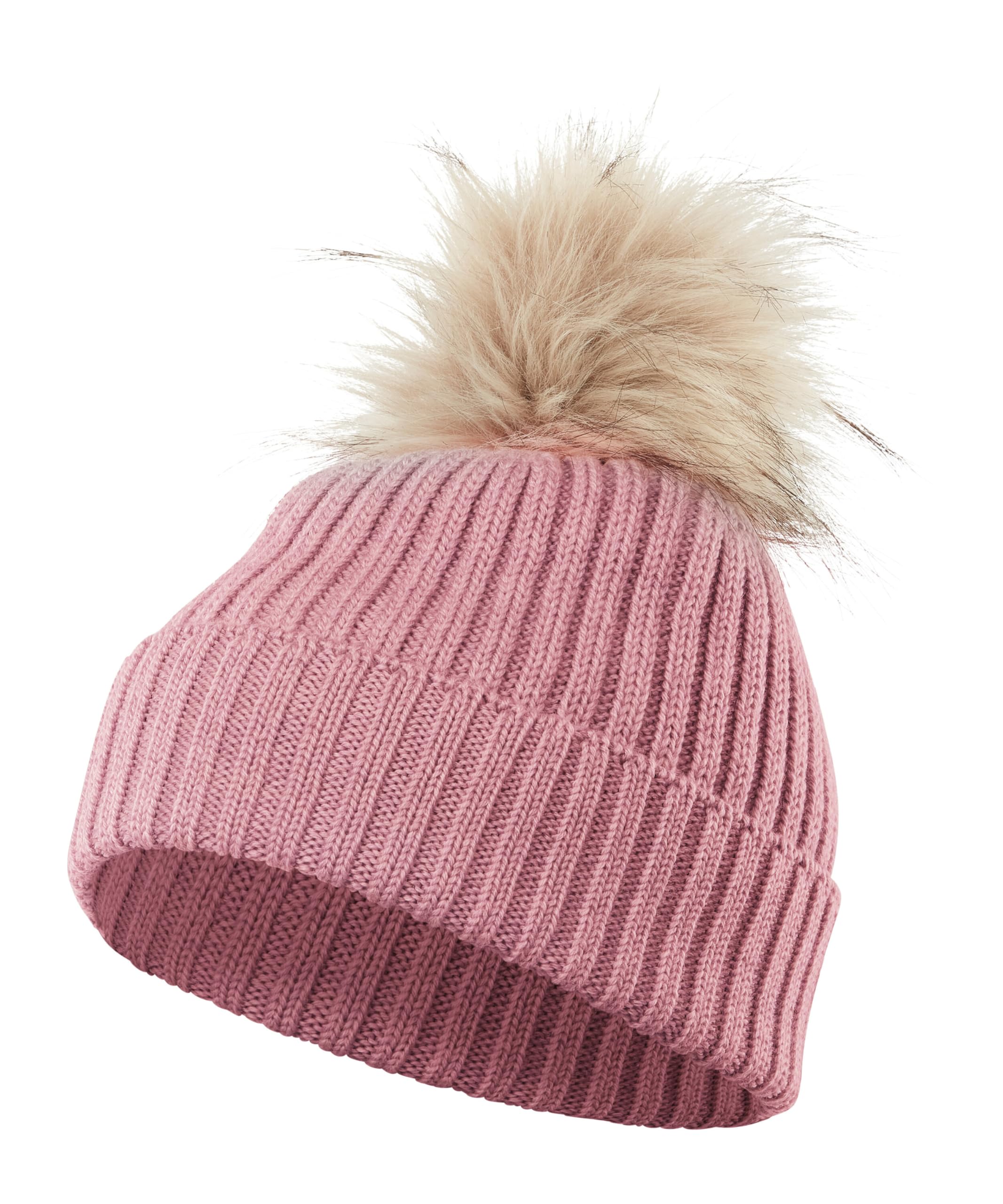falke-keep-warm-bommelm-tze-merinowolle-schwarz-unisex image 1