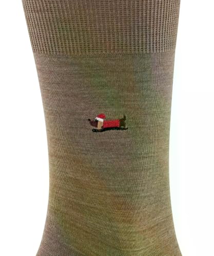 falke-airport-x-mas-dachshund-socken-nutmeg-mel-dackel image 8