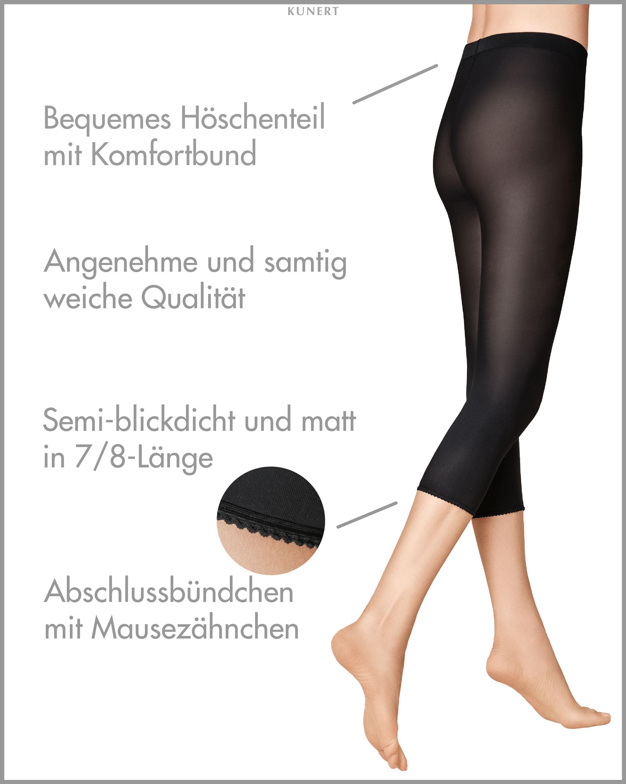 kunert-ease-50-damen-leggings-blickdicht-schwarz-40-42 image 2