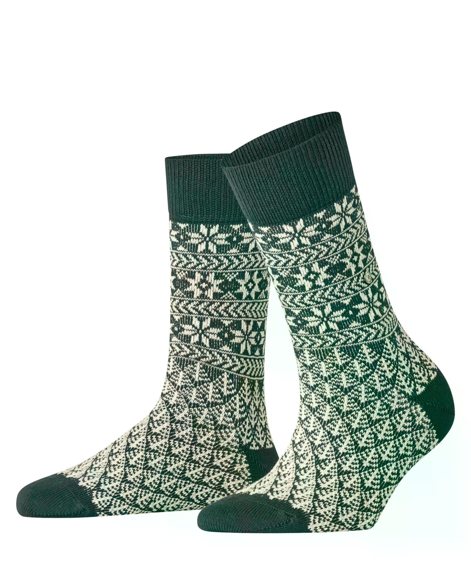 burlington-x-mas-rib-socken-damen-wolle-gr-n-forest image 1
