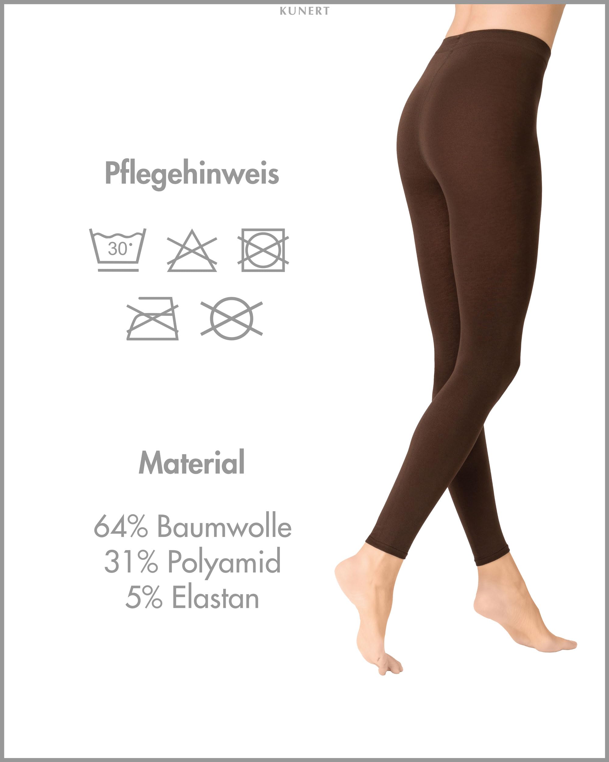 kunert-sensual-cotton-leggings-42-44-baumwoll-mix-bund image 3