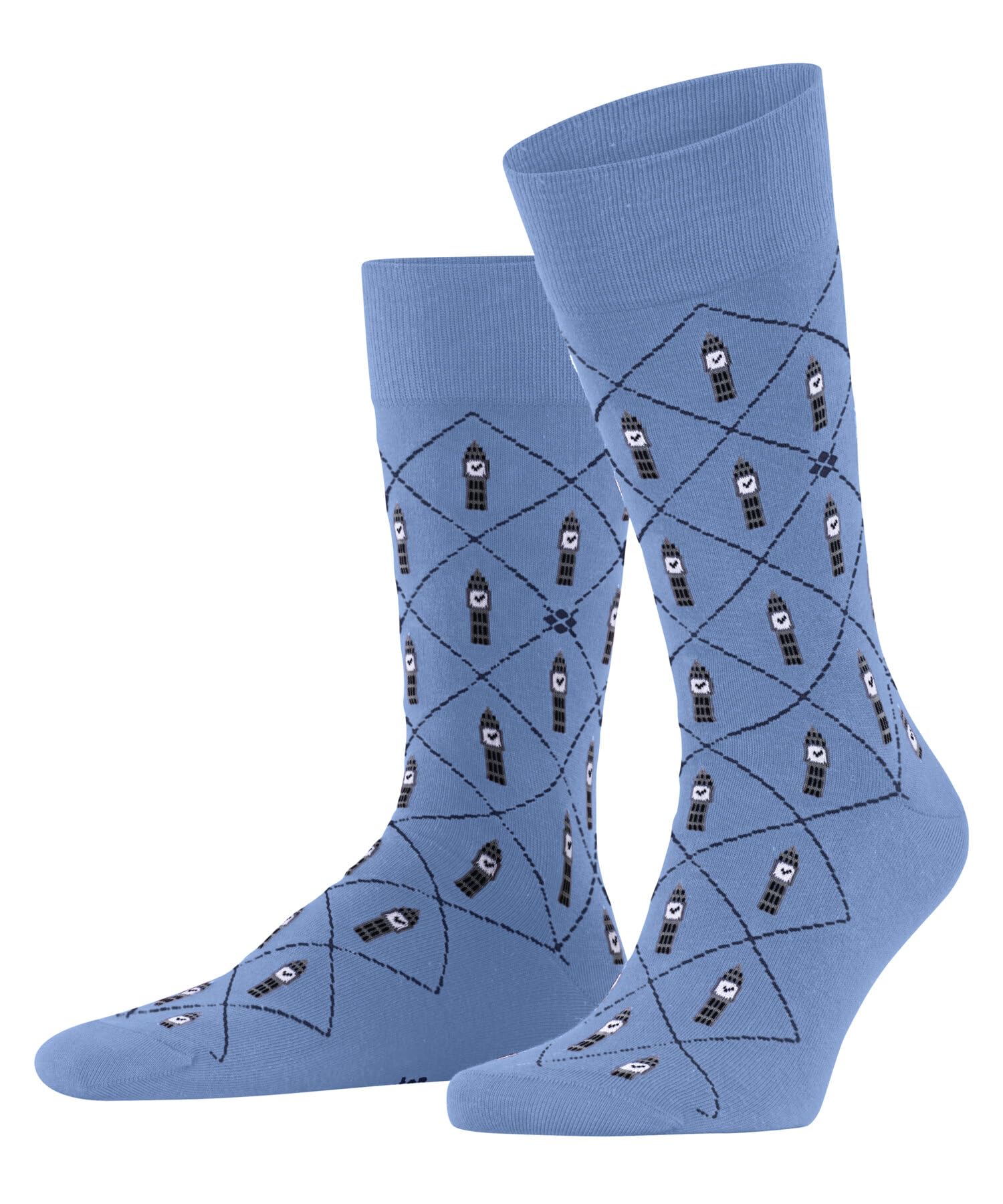 burlington-brit-style-big-ben-socken-schwarz-bio-baumwolle image 6