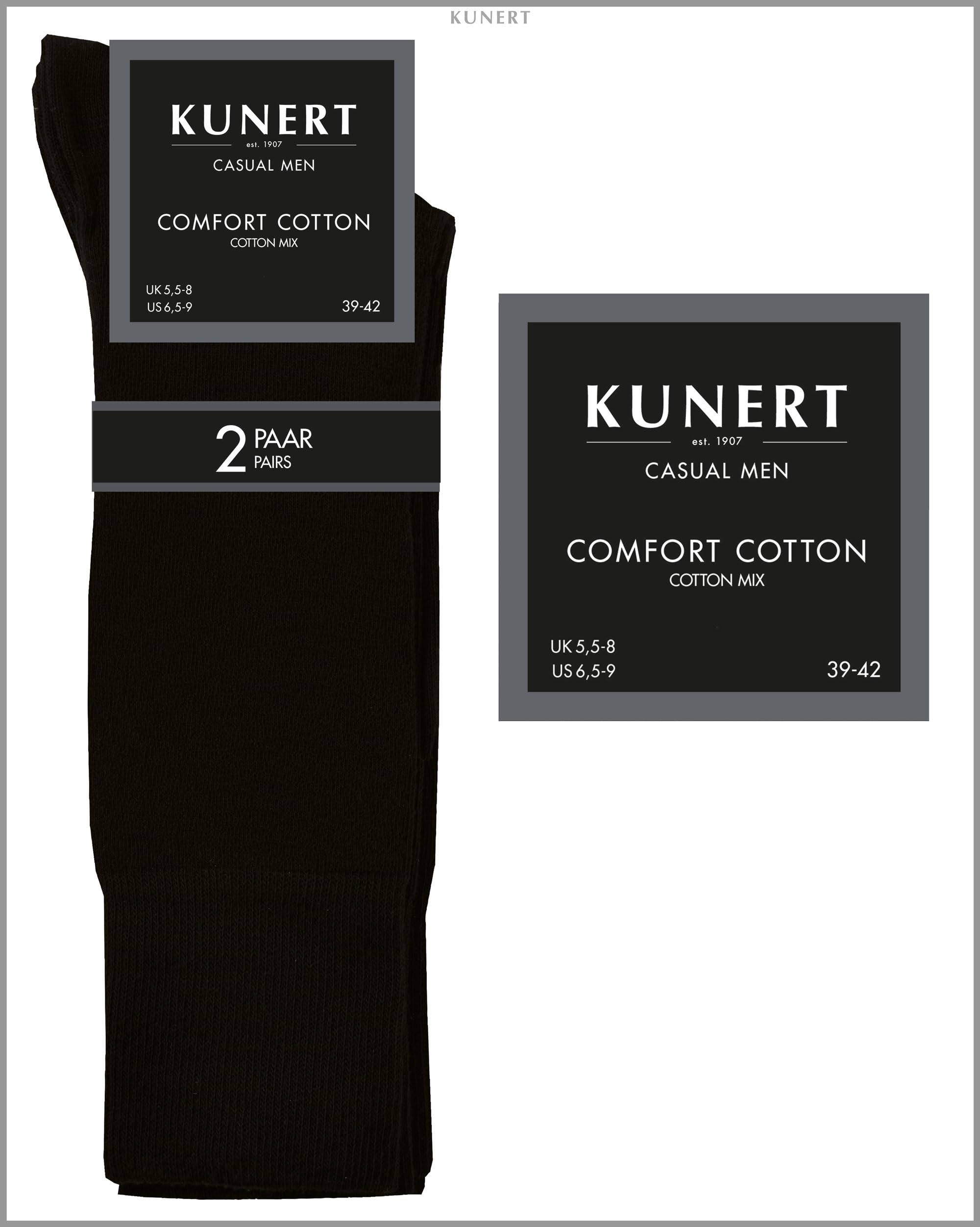 kunert-clark-herren-socken-beige-mel-2er-pack-baumwolle image 4