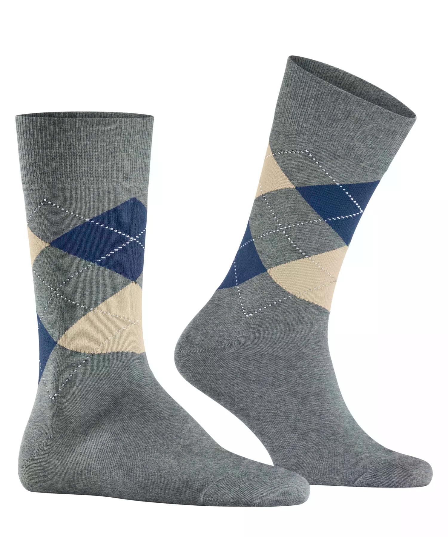 burlington-king-m-so-socken-baumwolle-grau-46-50-argyle image 4