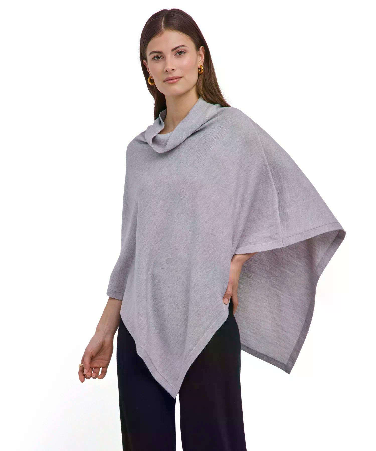falke-merino-favorites-poncho-merinowolle-schwarz image 8