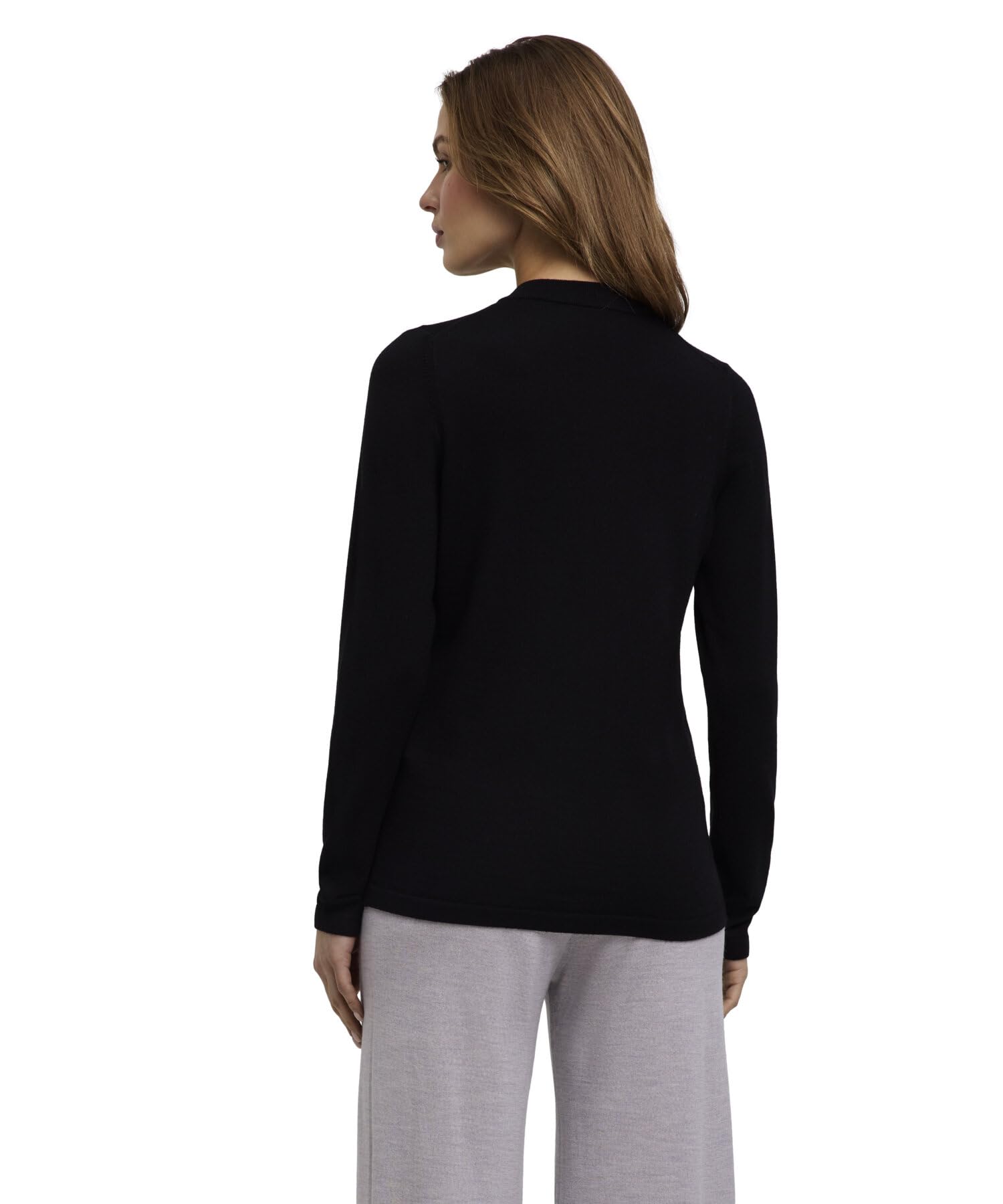 falke-cotton-touch-strickjacke-cardigan-schwarz-merino image 2