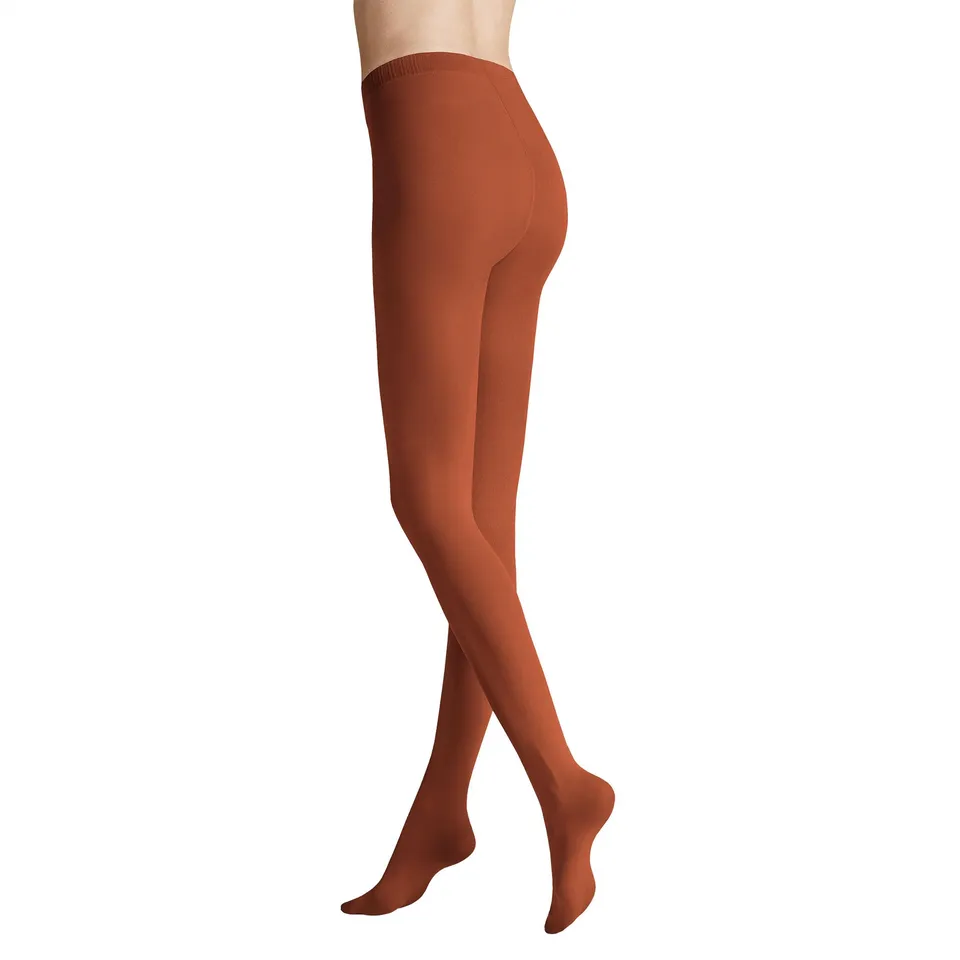 hudson-micro-50-strumpfhose-burnt-orange-38-40-matt-semi-blickdicht image 1