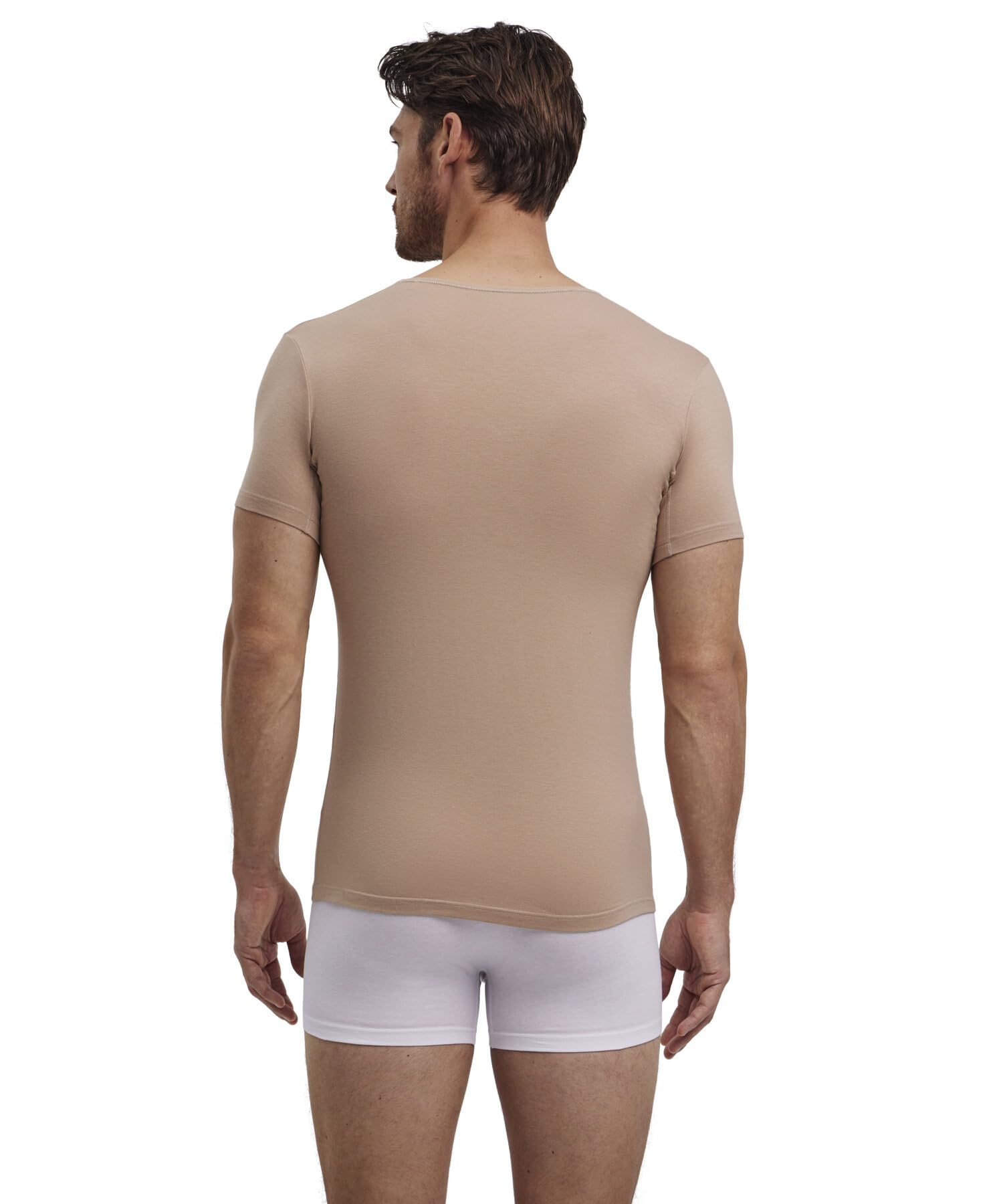 falke-daily-climate-control-unterhemd-camel-v-ausschnitt image 2