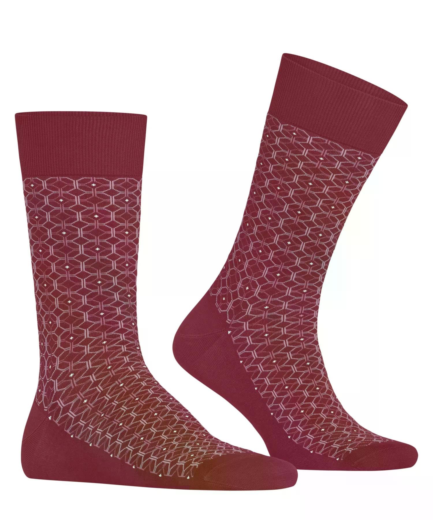 burlington-tie-socken-ruby-8830-baumwolle-retro-muster image 3