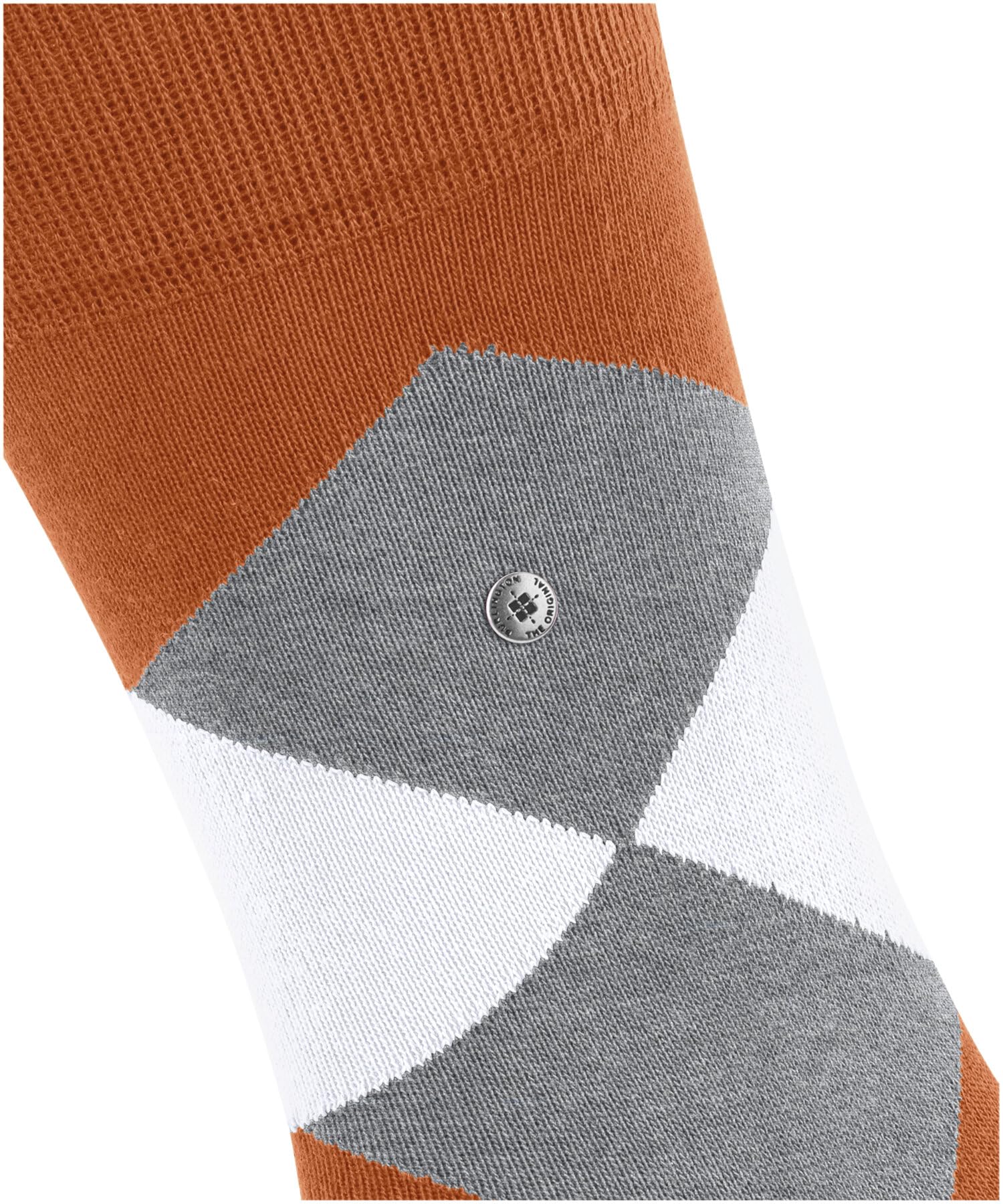 burlington-clyde-herren-socken-baumwolle-orange-carrot-8951 image 3