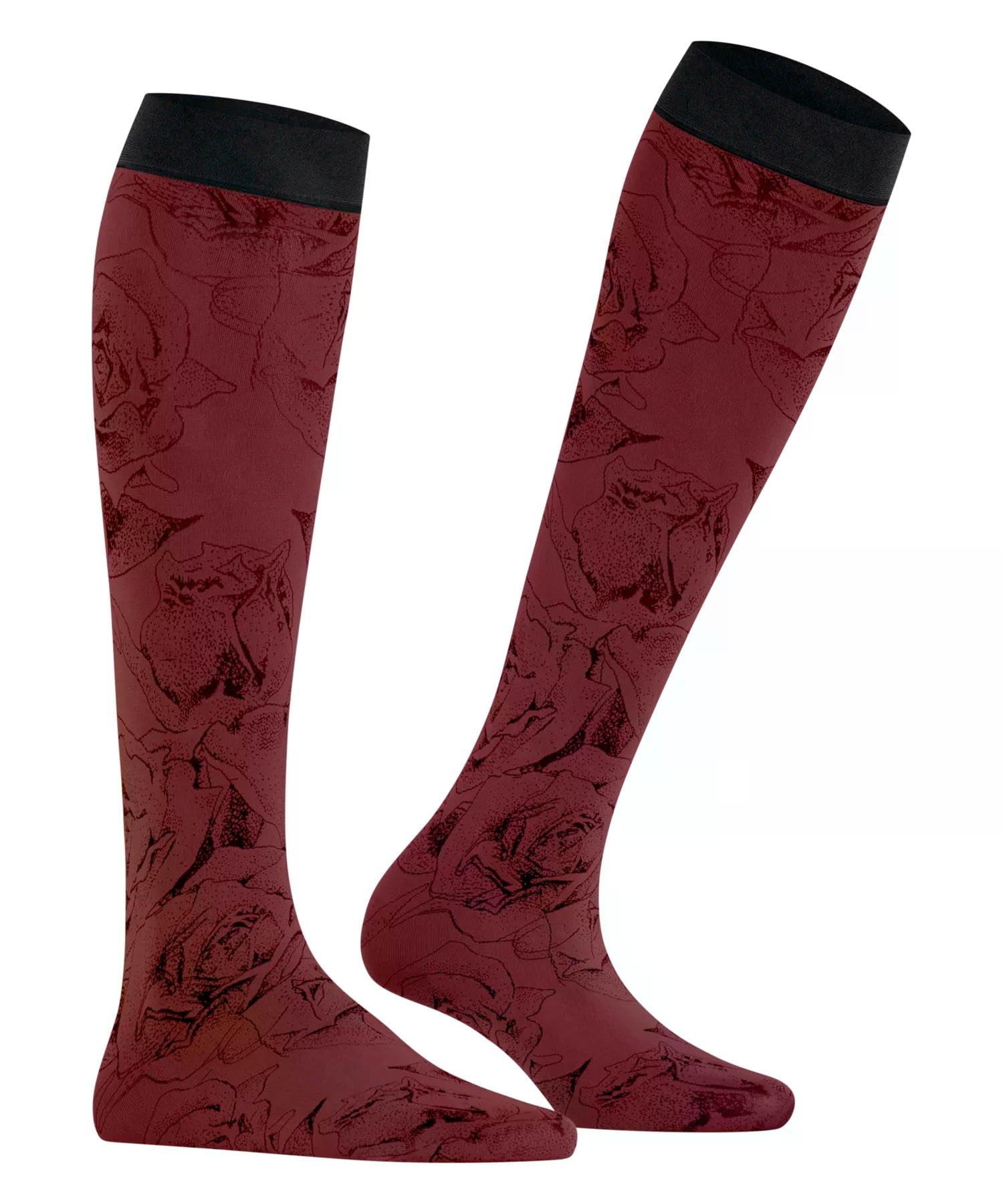 falke-rose-brush-kniestr-mpfe-silver-3462-grau-seidenglatt image 4