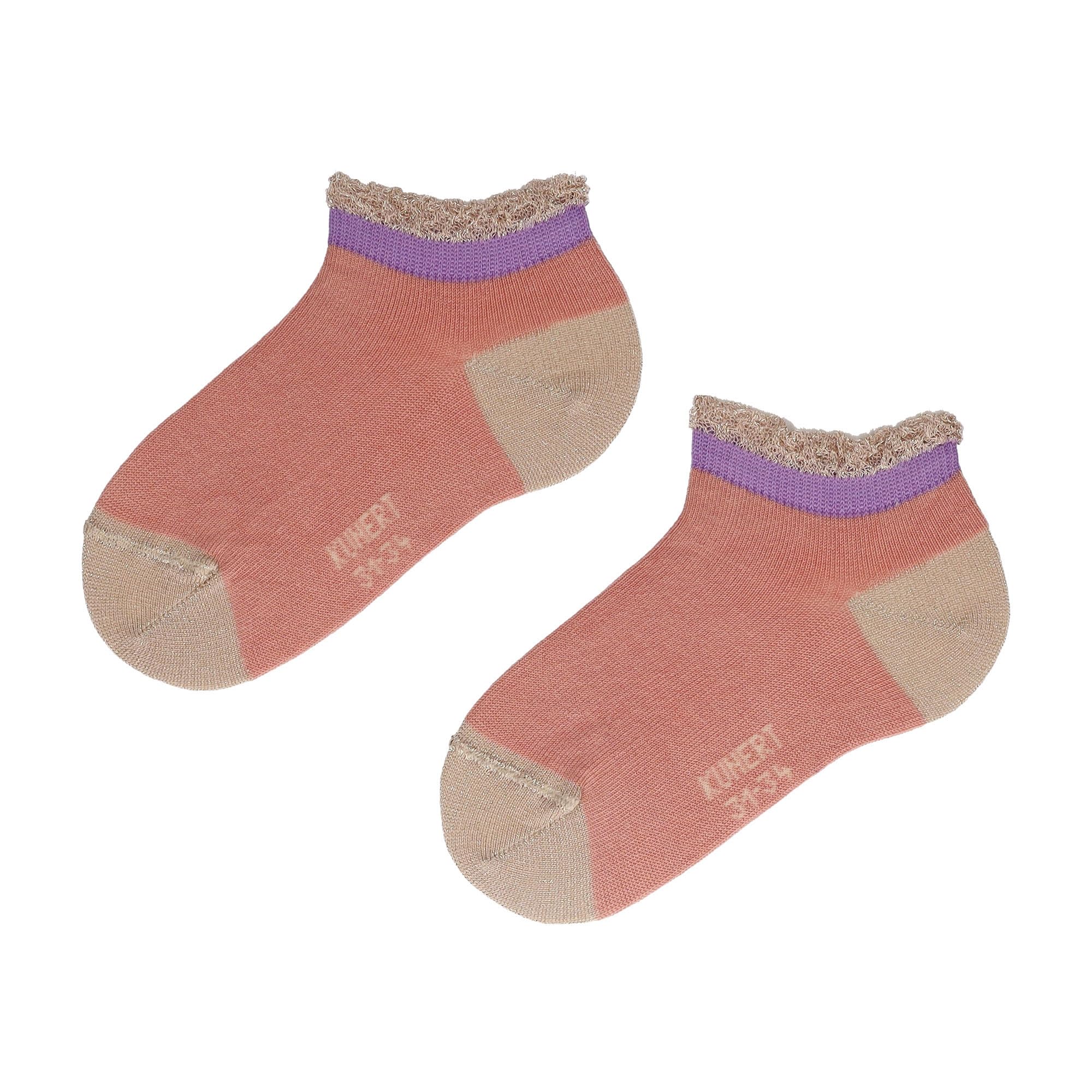 kunert-perfect-shine-sneaker-socken-coral-35-38-glanz image 4