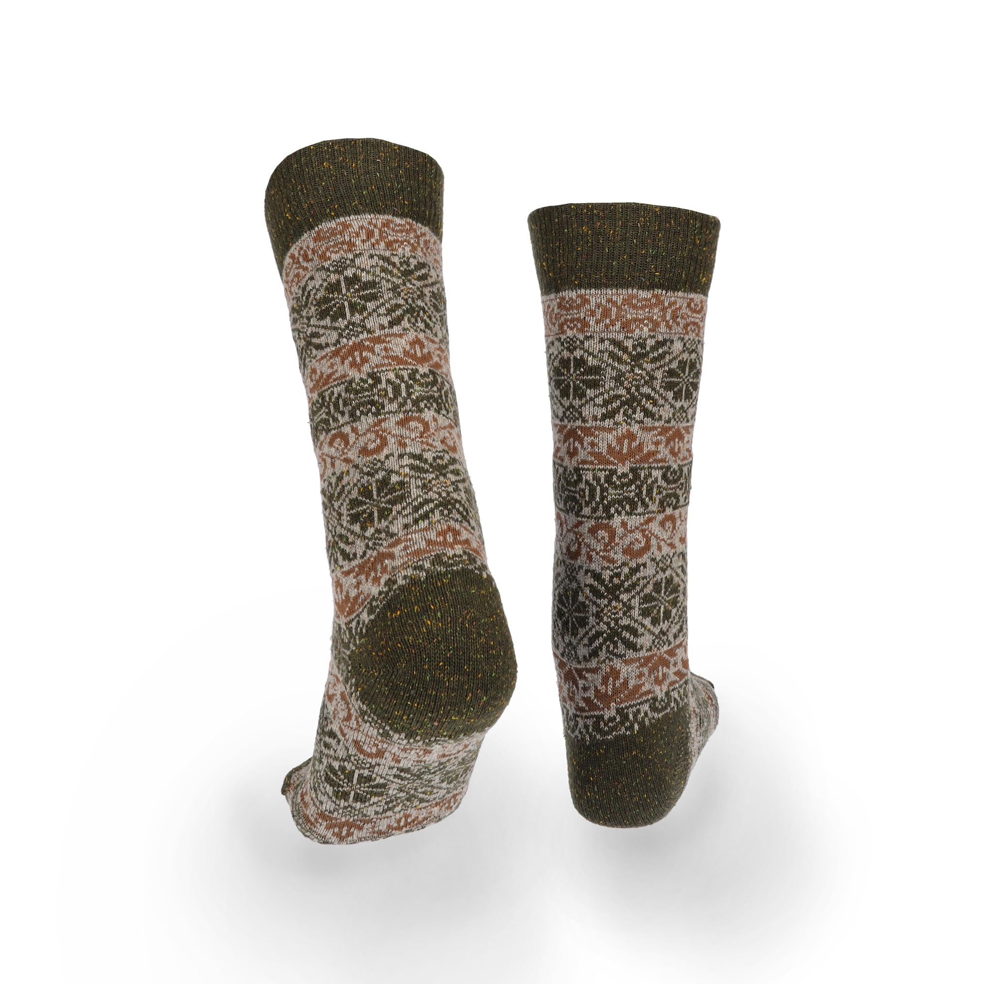 hudson-only-noble-nordic-socke-herren-dirty-green-farbverlauf image 3