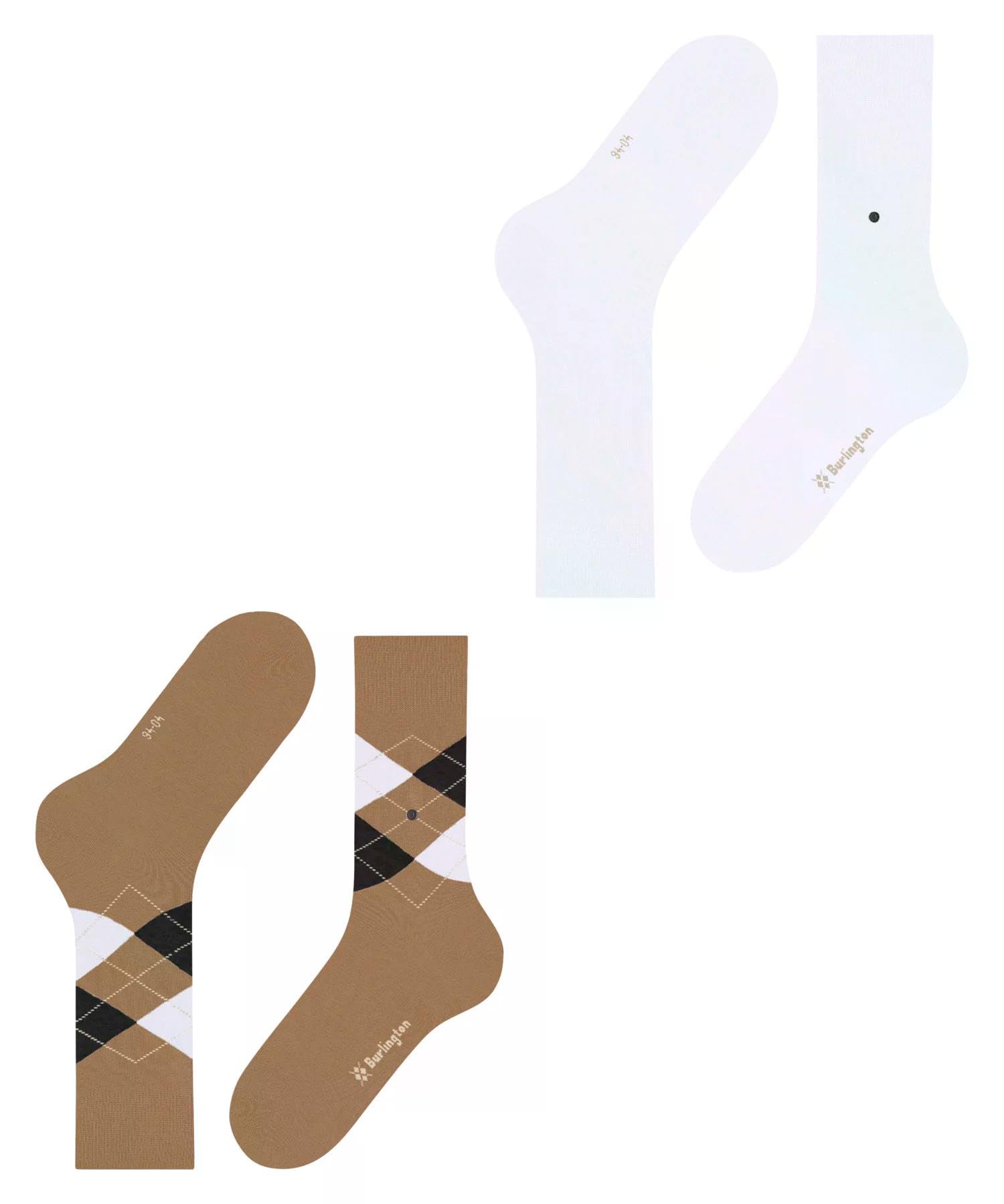 burlington-everyday-argyle-mix-2-pack-socken-auburn-baumwolle image 5