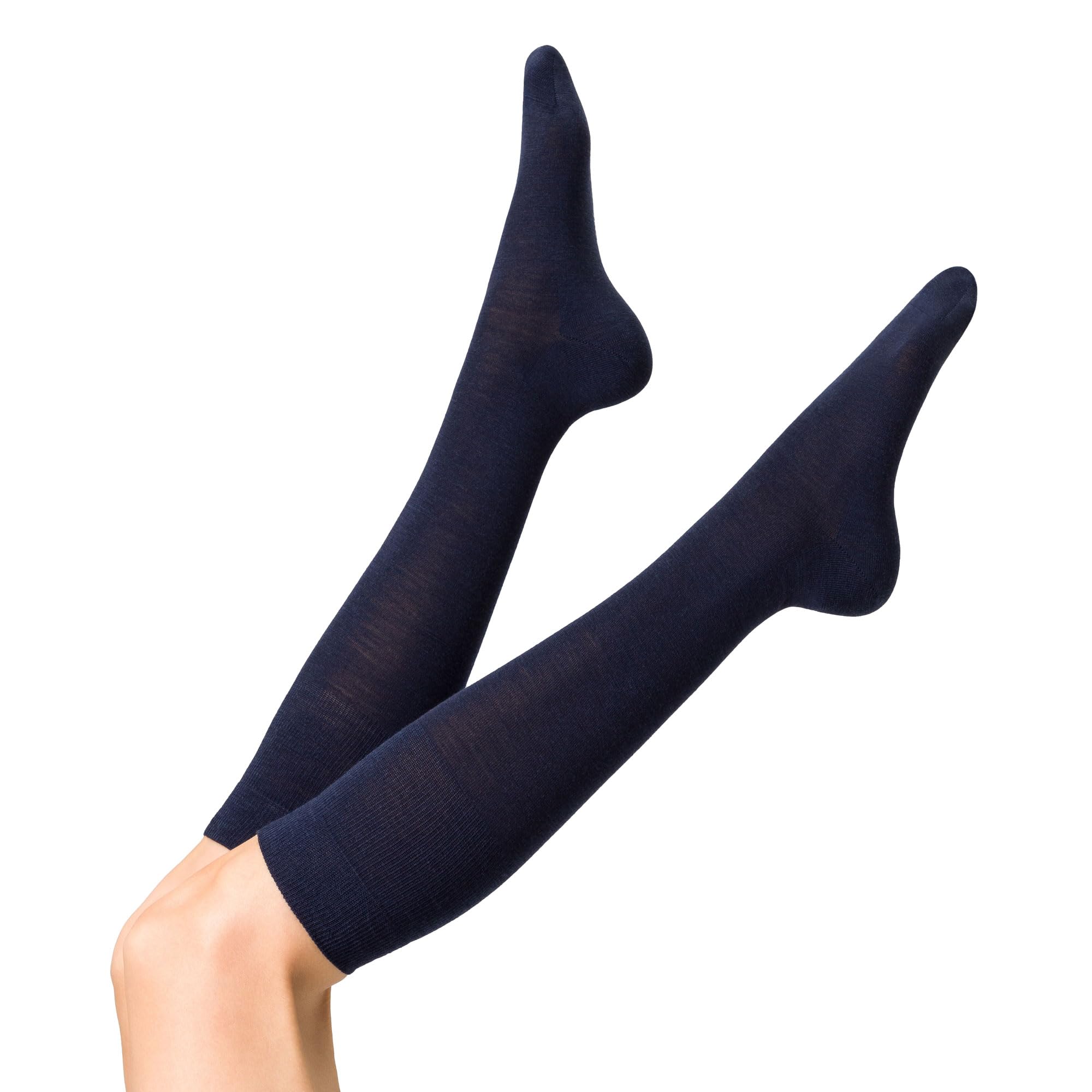 kunert-soft-wool-cotton-kniestr-mpfe-marine-weich image 2