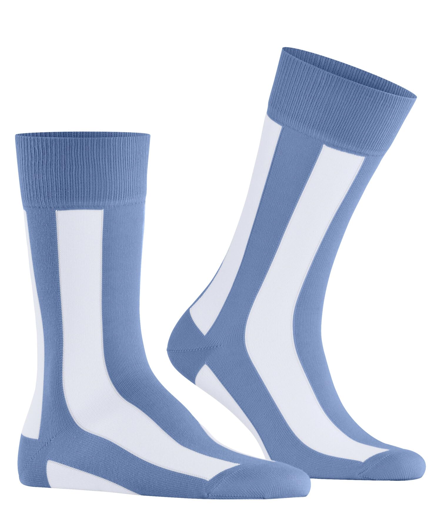 burlington-stripe-retro-lines-socken-hellblau-baumwolle image 4