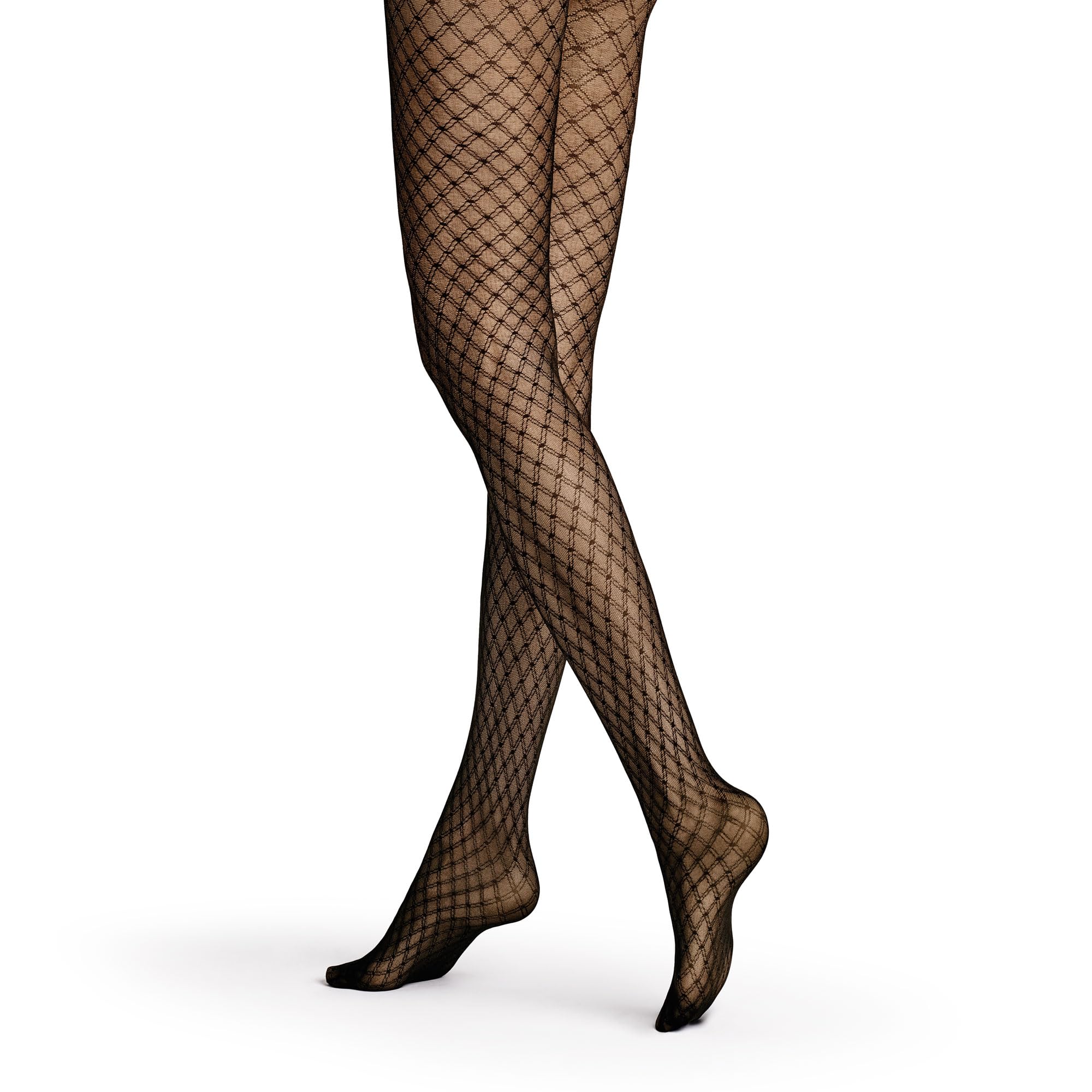 hudson-simply-warp-feinstrumpfhose-rautenmuster-leather-36-38 image 3