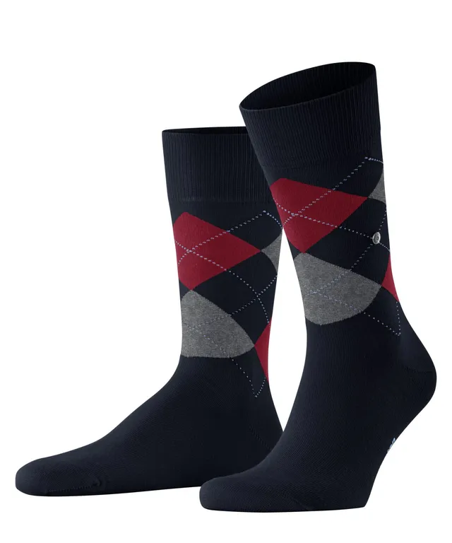 burlington-king-herren-socken-baumwolle-marine-40-46-argyle image 1
