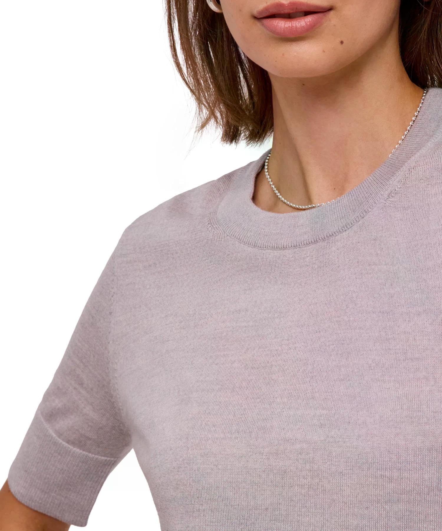 falke-merino-basic-kurzarmshirt-damen-beige-merinowolle image 5