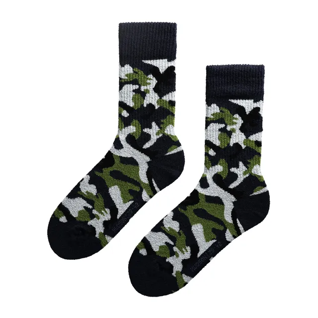 hudson-only-camouflage-socken-herren-marineblau-tarnmuster image 1