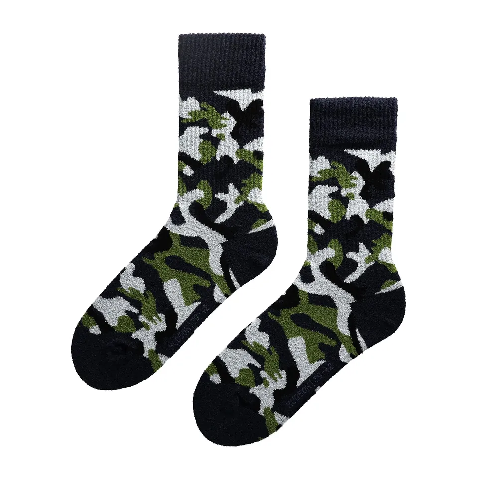 hudson-only-camouflage-socken-herren-marineblau-tarnmuster image 1