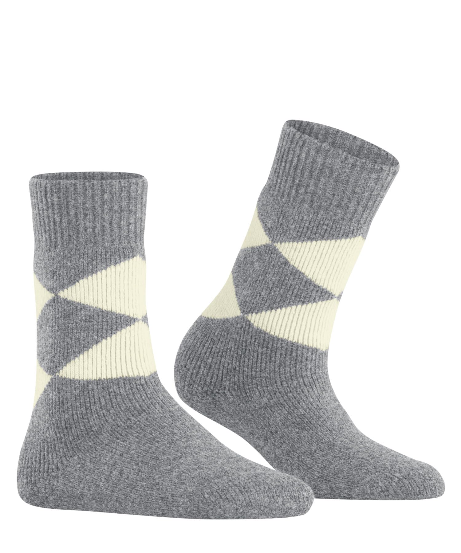 burlington-cosy-argyle-haussocken-wolle-grau-grey-melange image 4