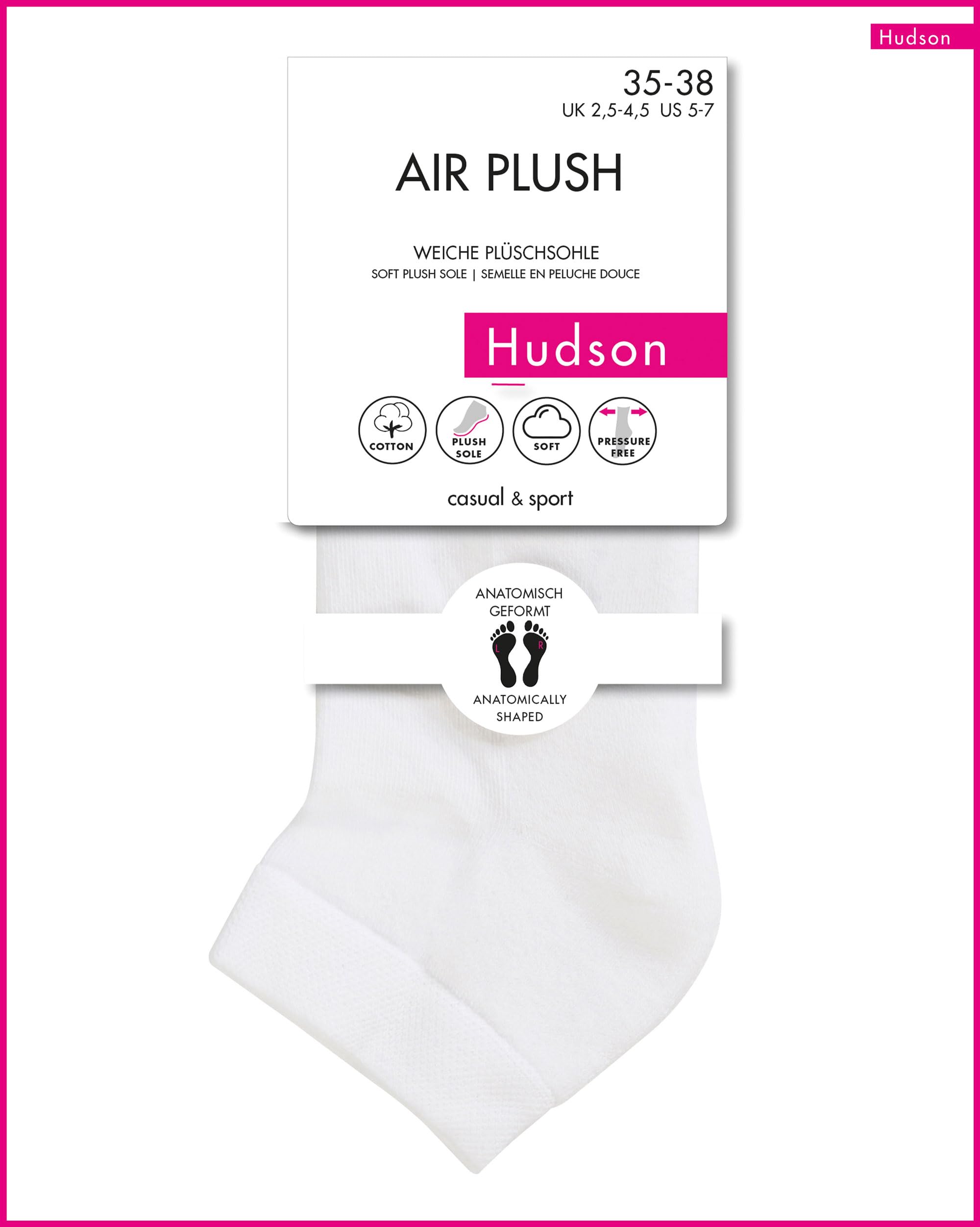 hudson-relax-sneaker-socken-air-plush-wei-gr-35-38 image 6