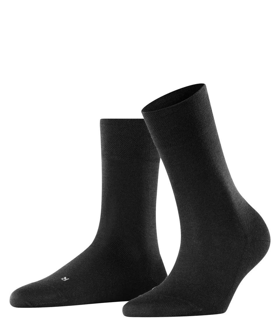 falke-sensitive-new-york-damen-socken-lyocell-schwarz-druckfrei image 1