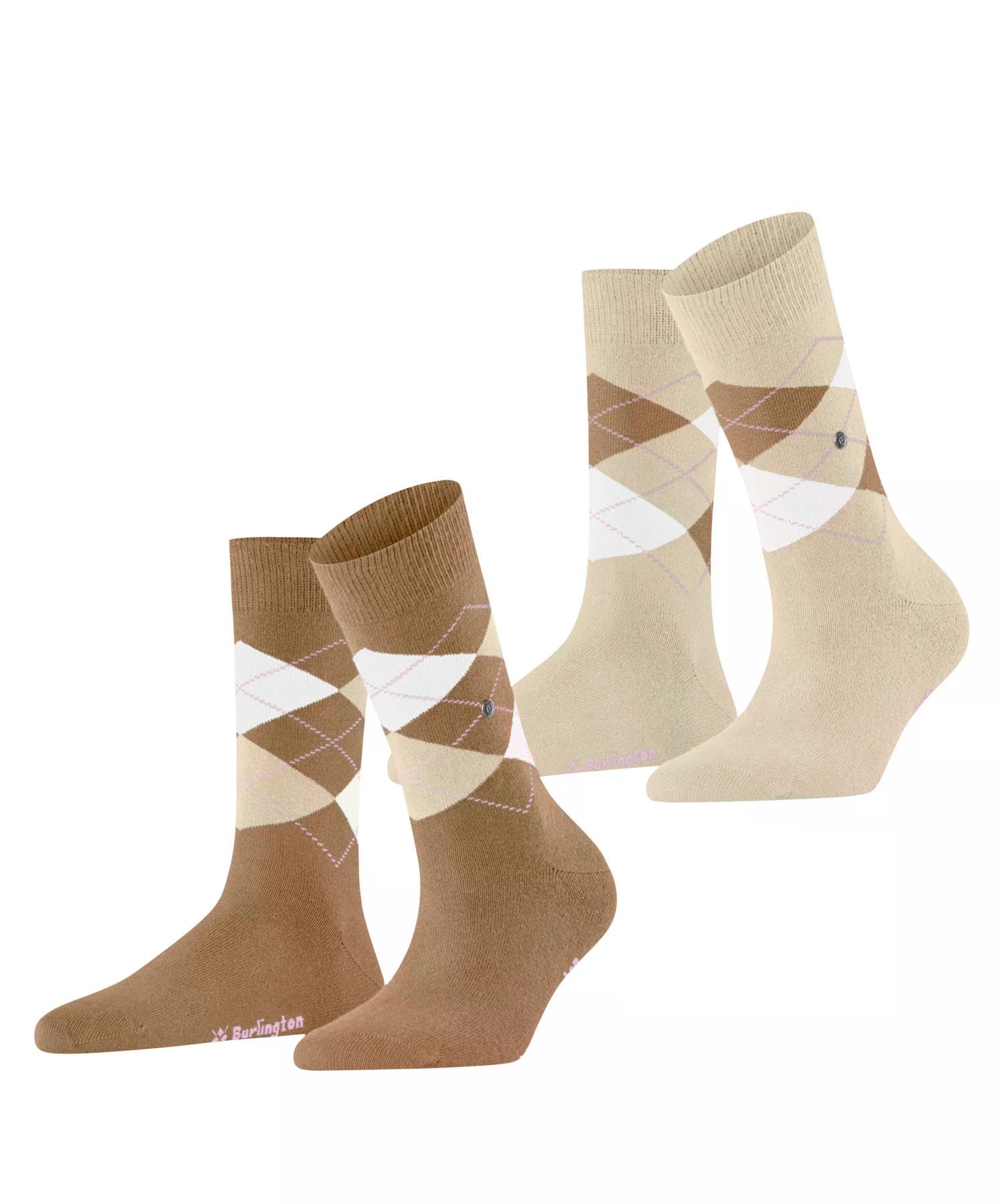 burlington-everyday-argyle-socken-arctic-melange-grau image 6