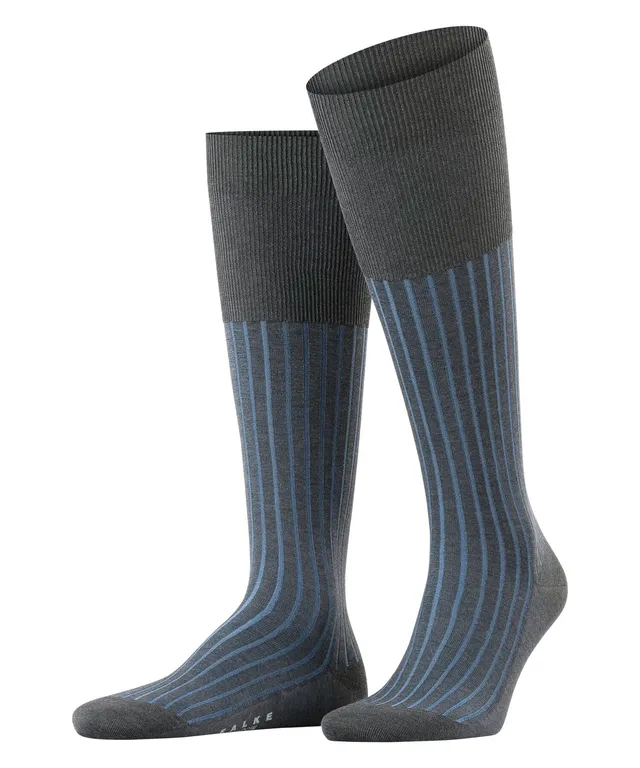 falke-shadow-kniestr-mpfe-baumwolle-anthracite-3191 image 1