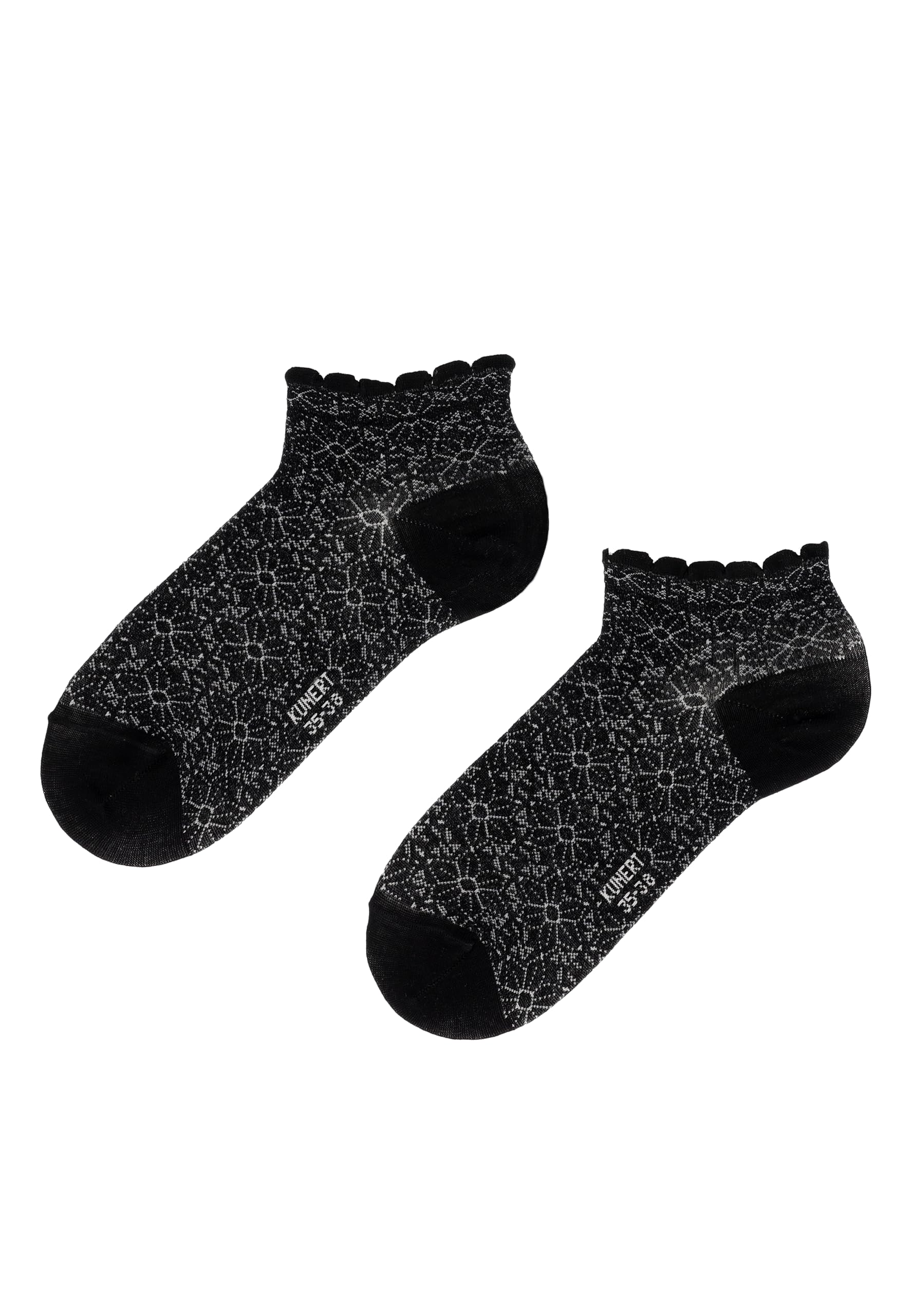 kunert-raffinesse-summer-flower-sneaker-socken-39-42-blumen image 3