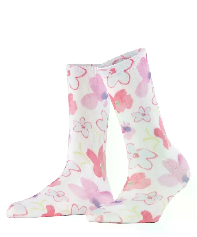 burlington-bonnie-damen-socken-white-2008-blumen image 1