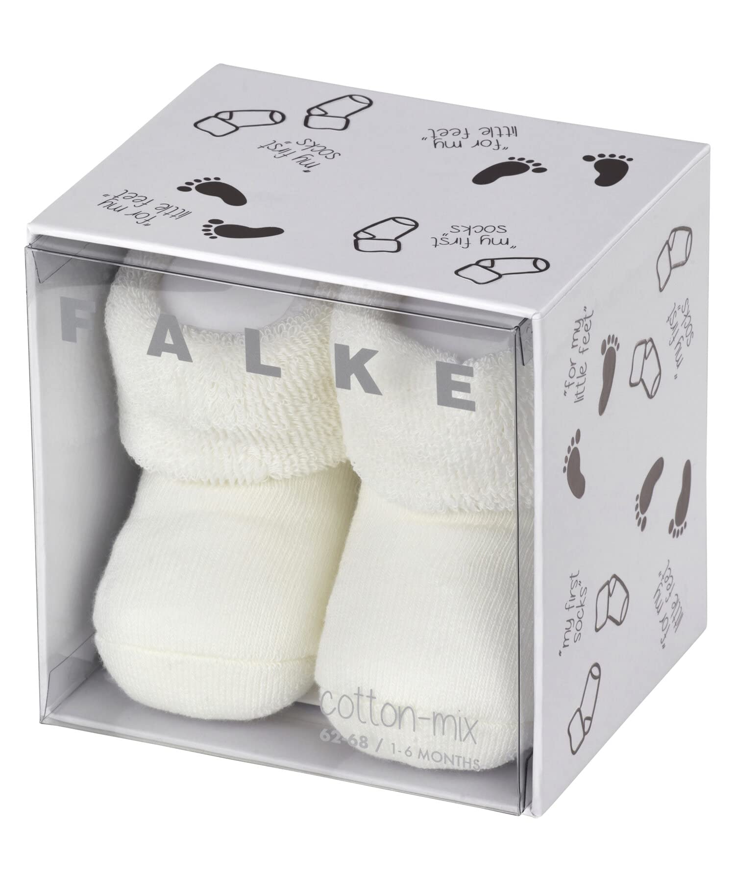 falke-erstling-baby-socken-wei-baumwolle-pl-sch image 1