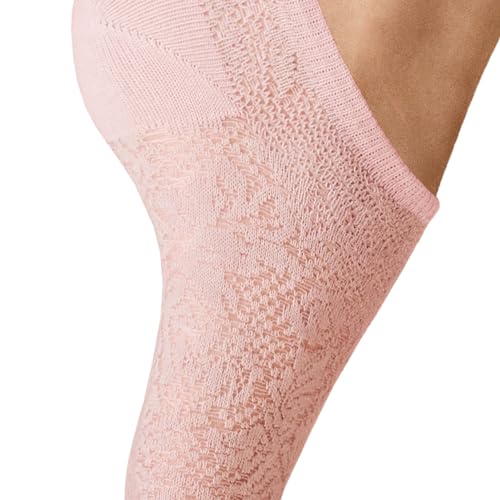 kunert-raffinesse-bouquet-sneaker-socken-powder-rose-spitzenoptik image 4