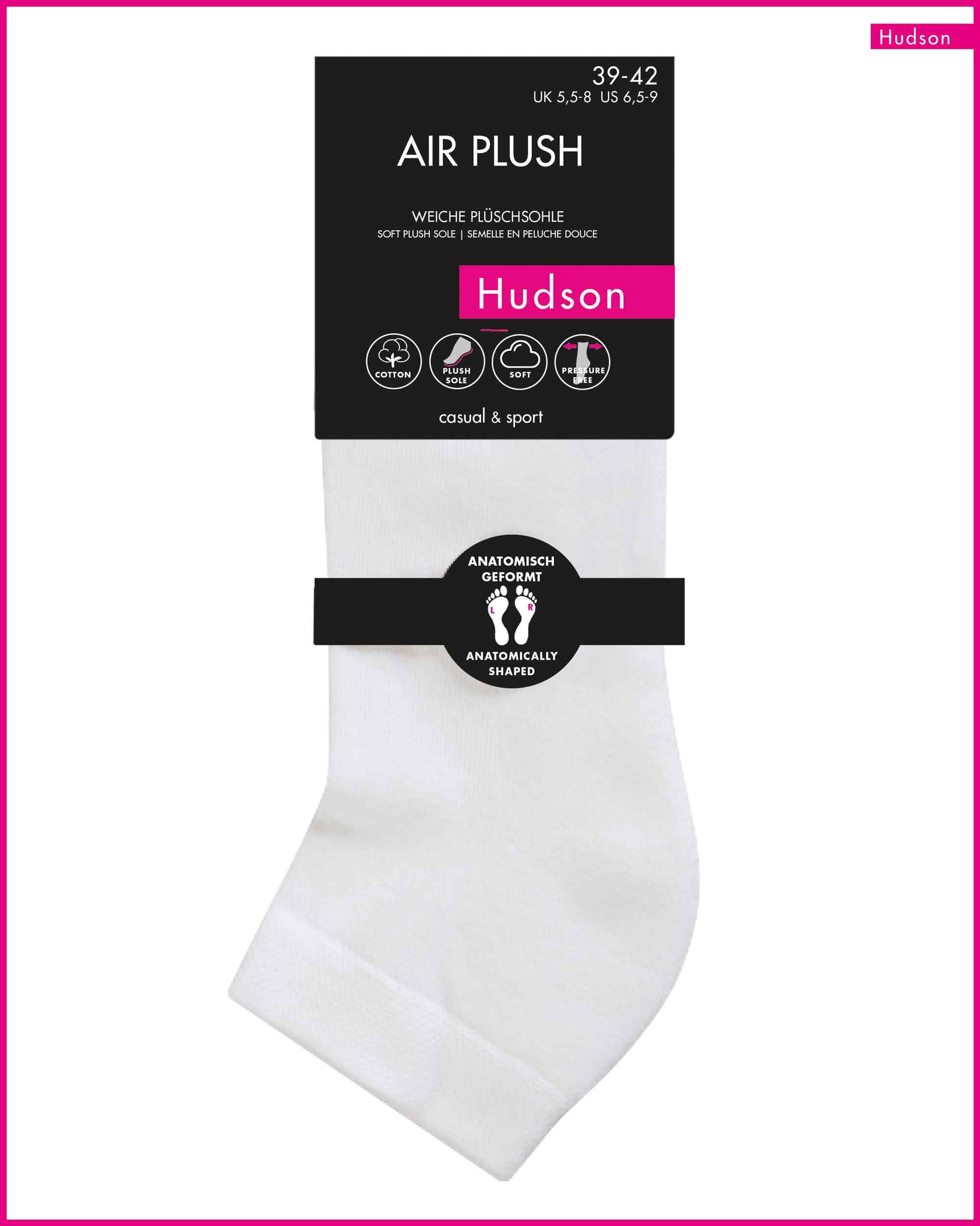 hudson-relax-air-plush-sneaker-socken-wei-mit-pl-schsohle image 6