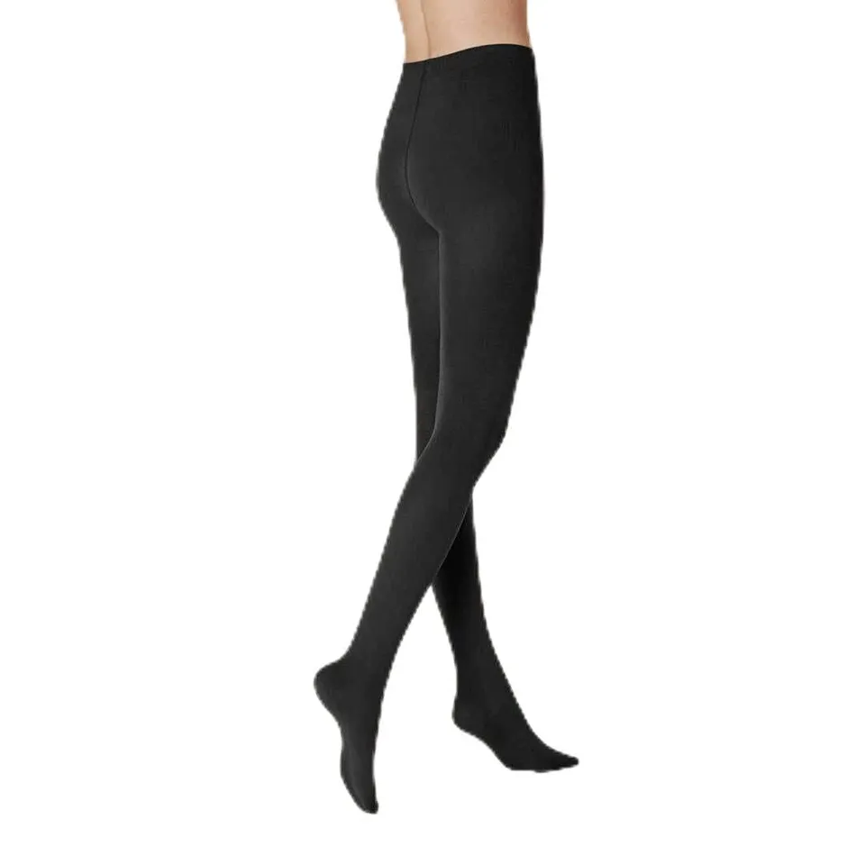 kunert-sensual-cotton-strumpfhose-130-den-anthrazit-blickdicht image 1