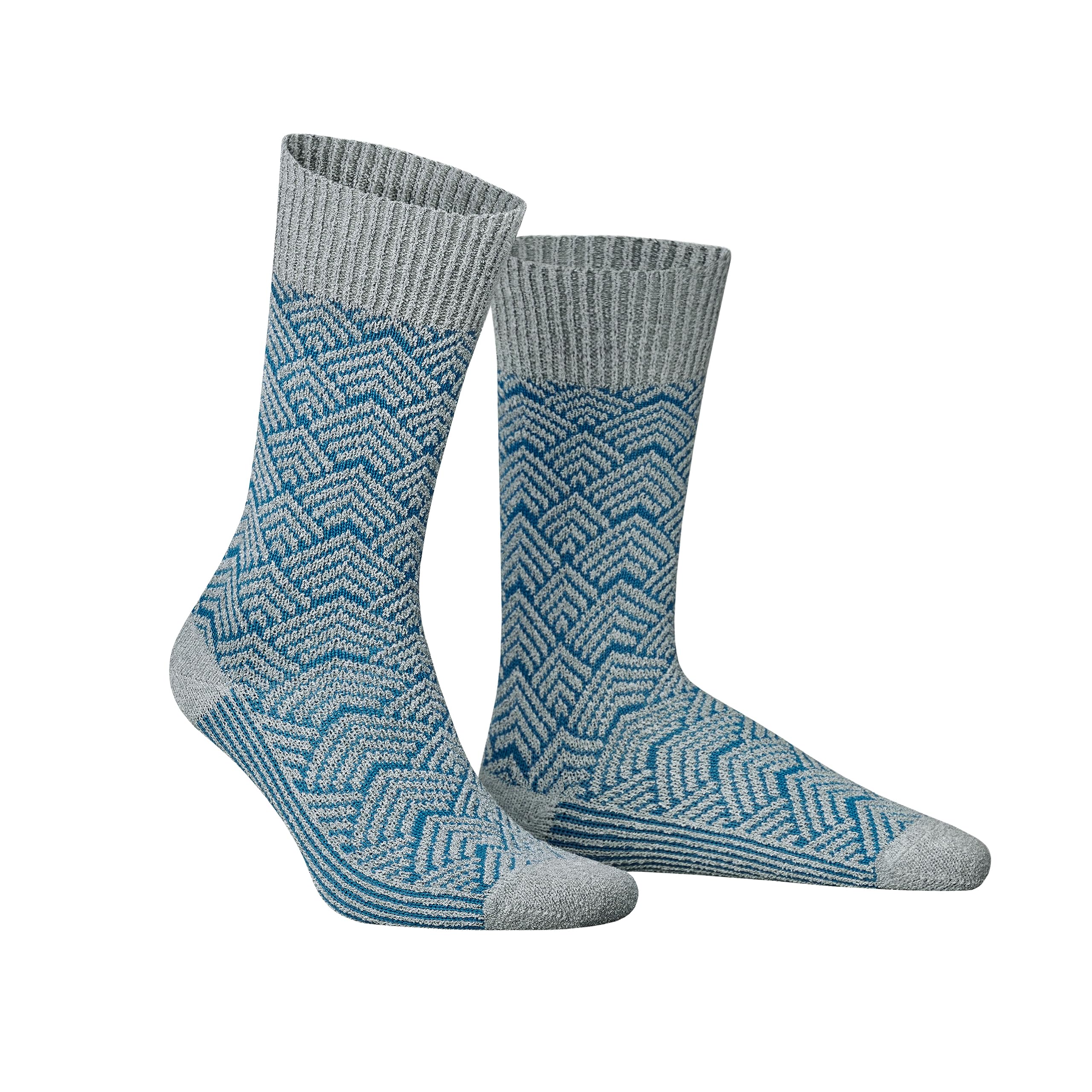 hudson-only-rare-stricksocken-retro-muster-forest-39-42 image 4