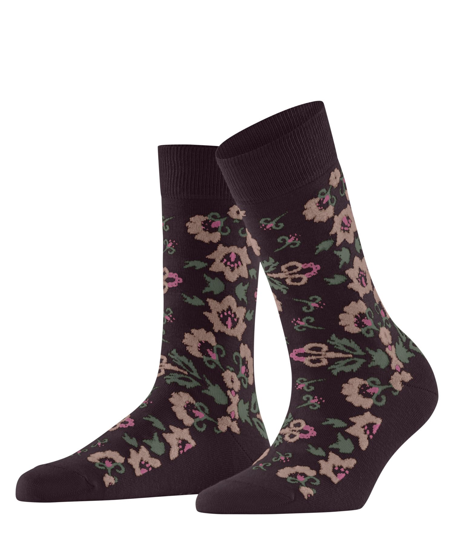 burlington-bonnie-damen-socken-barolo-8526-blumen-samt-baumwolle image 1