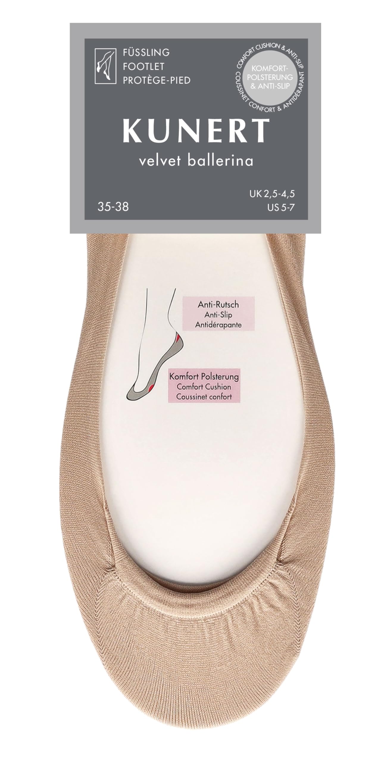 kunert-velvet-ballerina-f-linge-35-38-antirutsch image 3