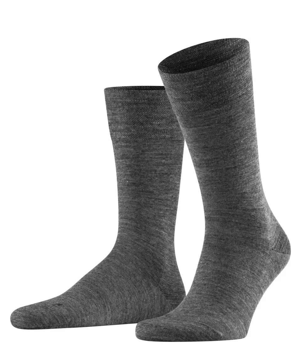 falke-sensitive-berlin-socken-grau-dark-grey-39-42-wolle image 1