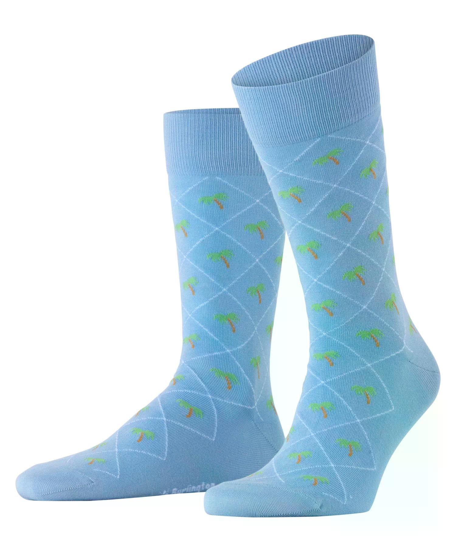 burlington-soho-vibes-socken-beige-zement-palmen-argyle image 8