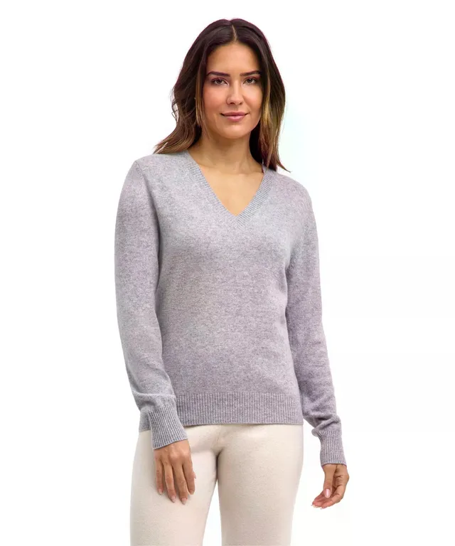 falke-luxury-classic-v-neck-pullover-schwarz-kaschmir image 1
