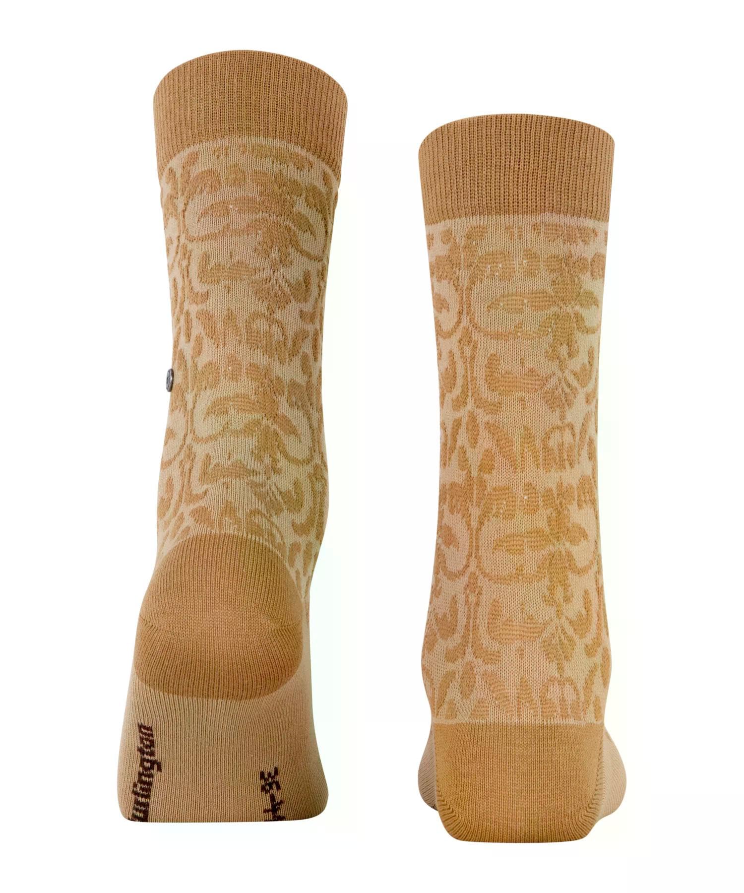 burlington-ornamental-socken-damen-baumwolle-beige image 2