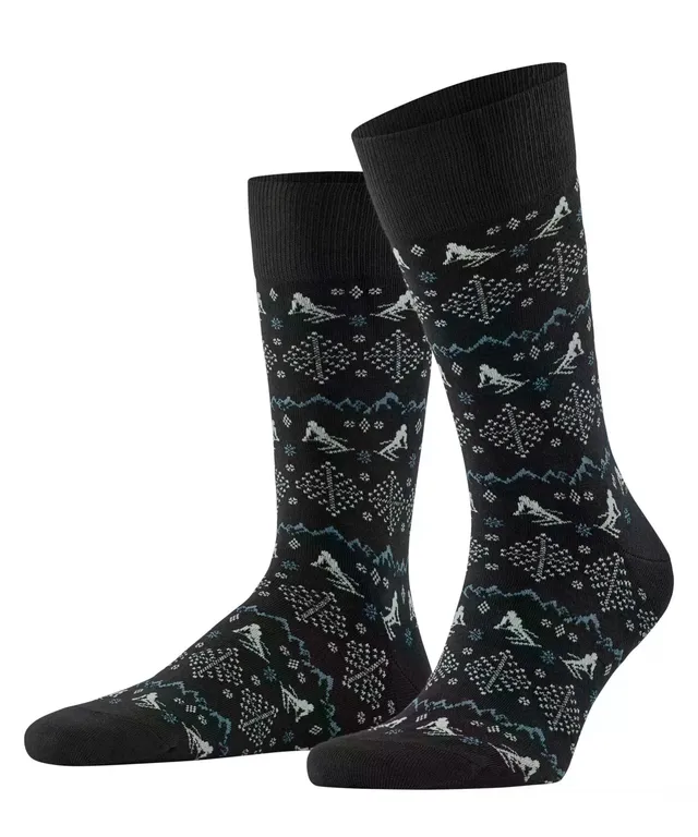 falke-sk2-ski-slope-so-socken-43-46-schwarz-baumwolle image 1