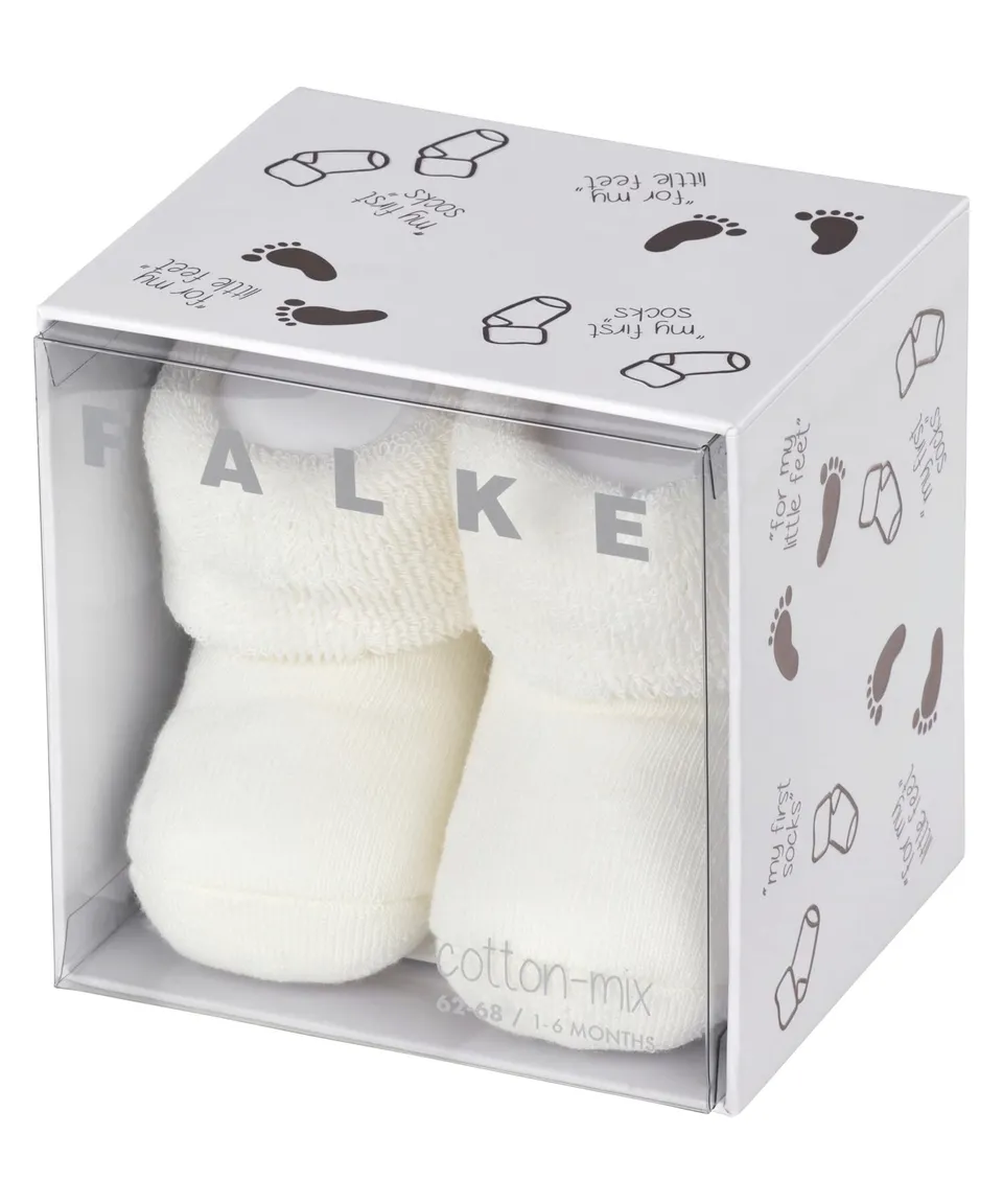 falke-erstling-baby-socken-wei-baumwolle-pl-sch image 1