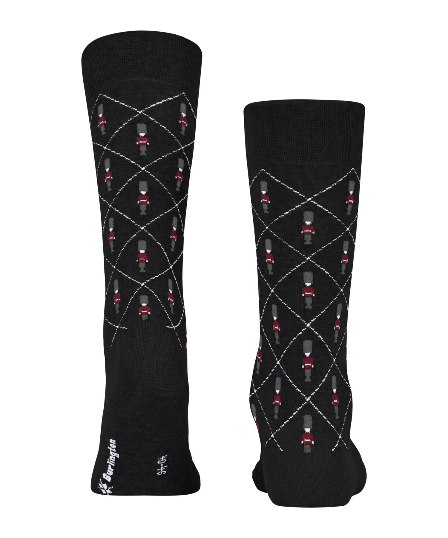 burlington-brit-style-guard-socken-schwarz-baumwolle image 2