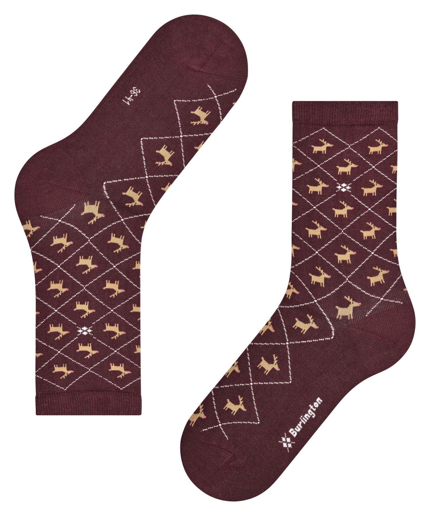 burlington-reindeer-damen-socken-barolo-8526-weihnachten-santa image 6