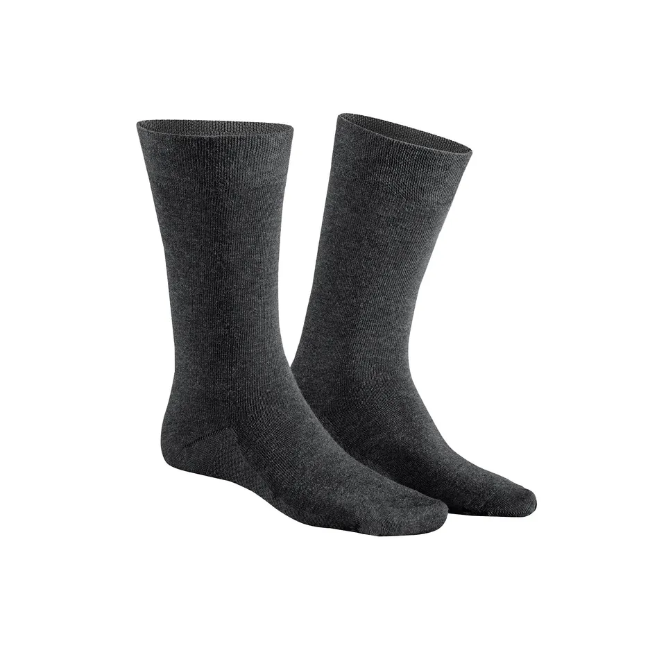 hudson-relax-dry-cotton-socken-grau-melange-43-46-1-paar image 1