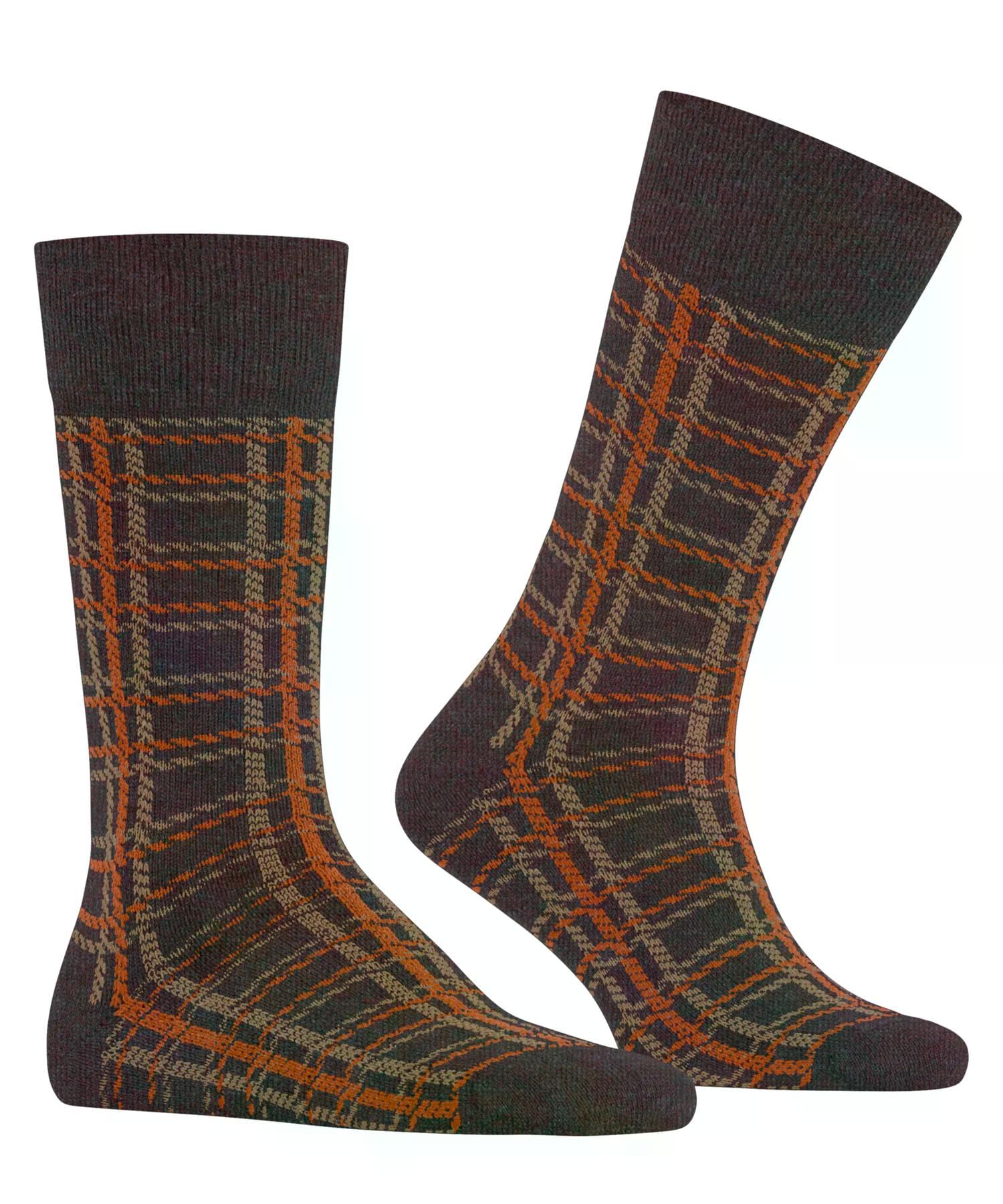 burlington-grid-herrensocken-kaschmir-rot-40-46 image 5
